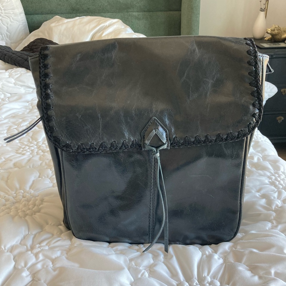 The sak ventura convertible mini back pack purse black leather Y2K western